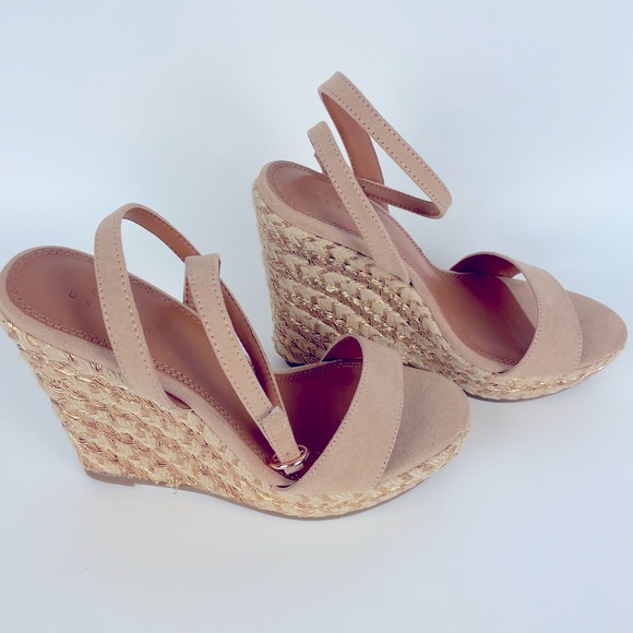 ASOS Tula Metallic Espadrilles with Rose Gold Detailing. - Picture 9 of 16